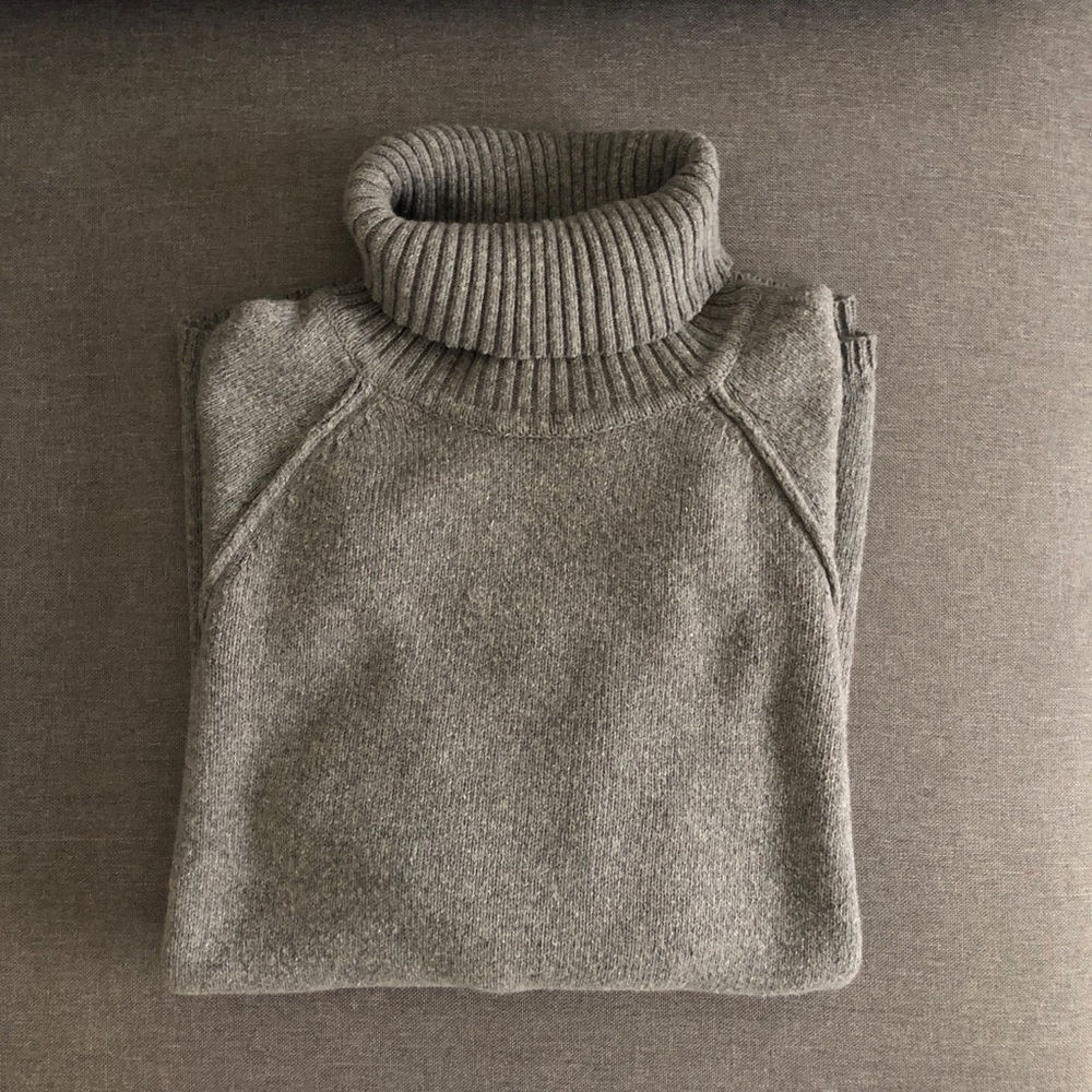 Grey Turtleneck Sweater J. Jill